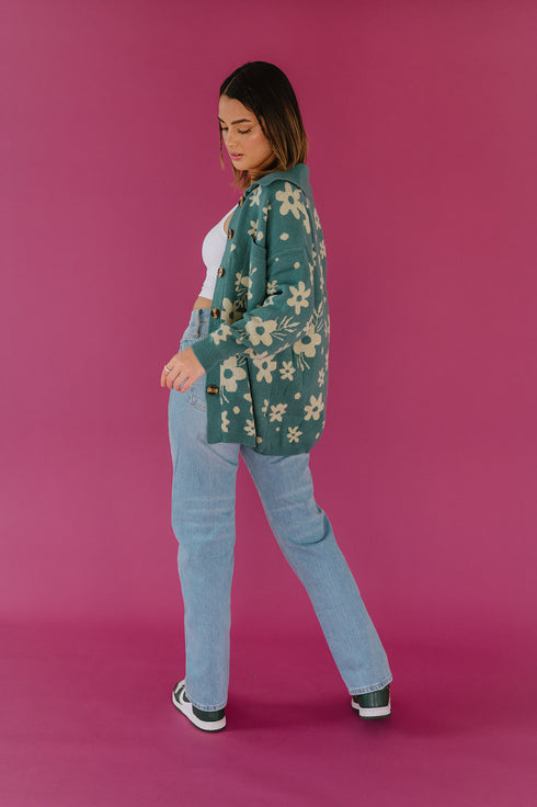 Twin Flame Floral Cardigan